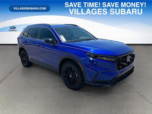 Blue 2024 Honda CR-V Hybrid Sport AWD
