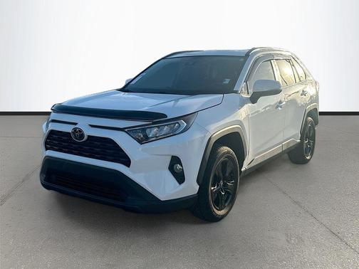 Super White 2021 Toyota RAV4 XLE