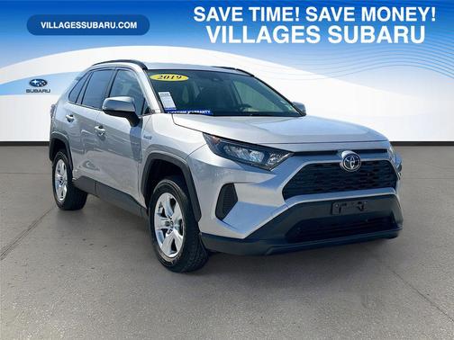 Silver Sky Metallic 2019 Toyota RAV4 Hybrid LE