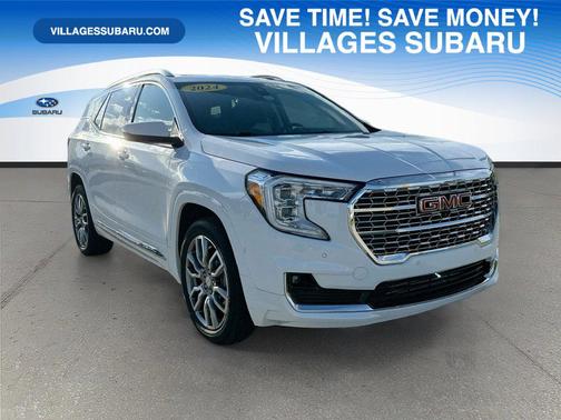 Summit White 2024 GMC Terrain Denali