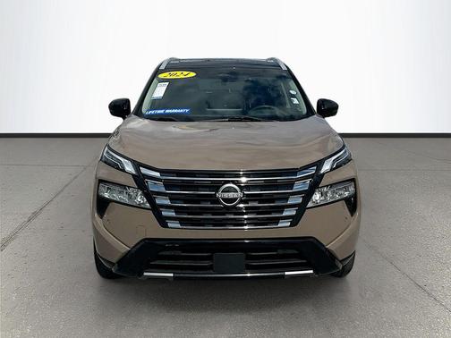 Baja Storm Metallic/Super Black 2024 Nissan Rogue Platinum