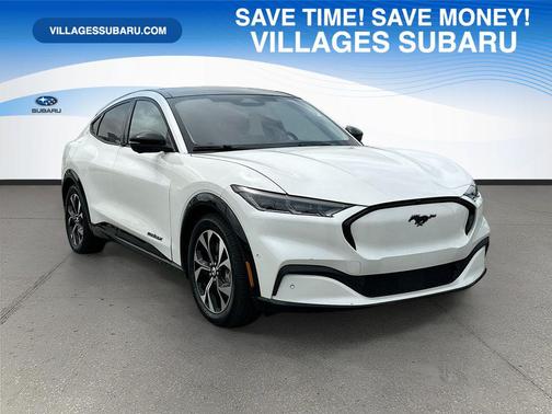 Star White Metallic Tri-Coat 2021 Ford Mustang Mach-E Premium