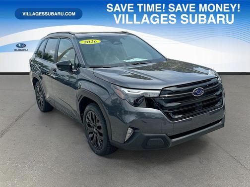 Gray 2026 Subaru Forester Sport