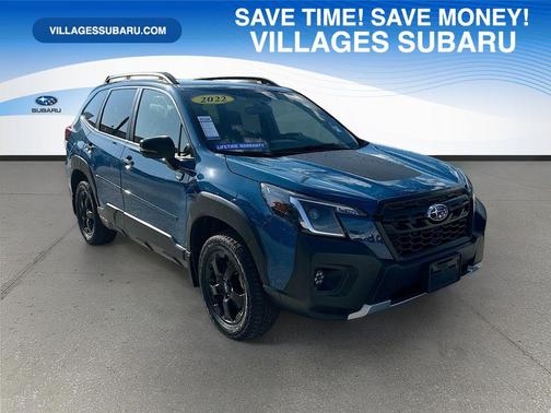 Geyser Blue 2022 Subaru Forester Wilderness