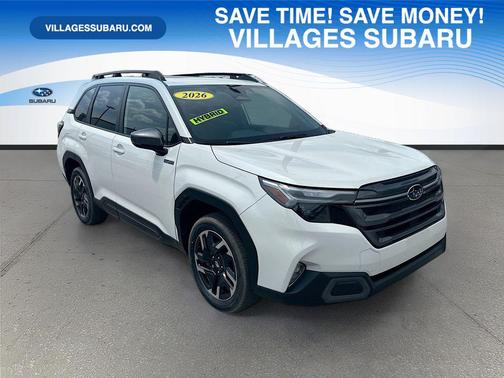White Pearl 2026 Subaru Forester Hybrid Limited