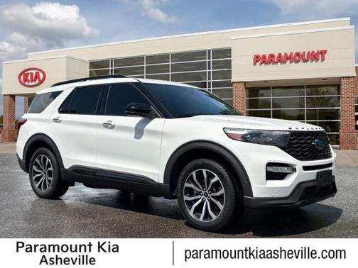 Star White Metallic Tri-Coat 2020 Ford Explorer ST