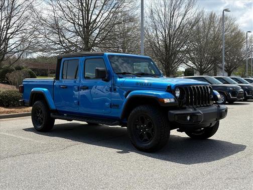 Hydro Blue Pearlcoat 2022 Jeep Gladiator Willys 4x4