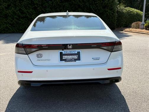 Platinum White Pearl 2025 Honda Accord Hybrid Touring