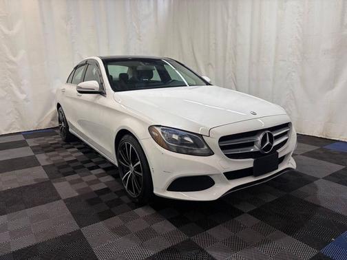 Polar White 2017 Mercedes-Benz C-Class C 300 4MATIC Sport
