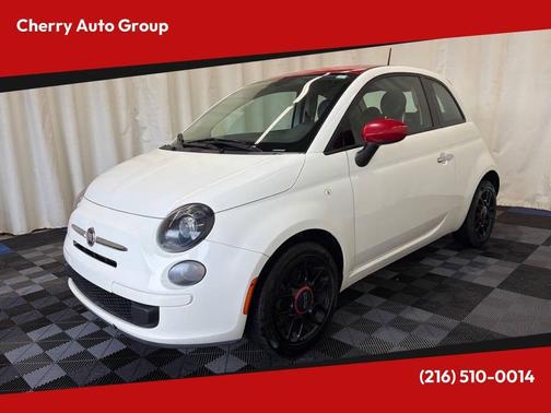 Bianco 2015 FIAT 500 Pop