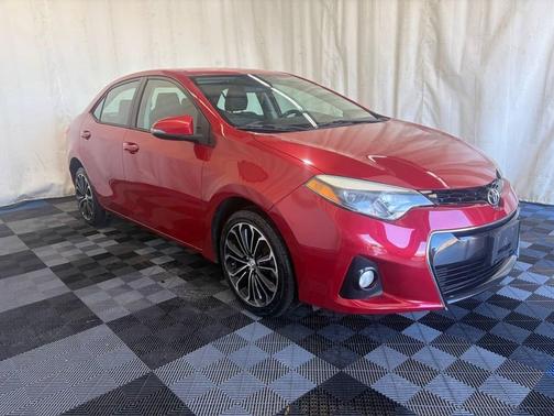 Red 2015 Toyota Corolla S Plus
