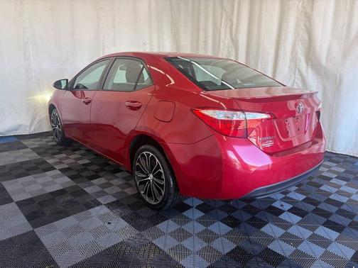 Red 2015 Toyota Corolla S Plus