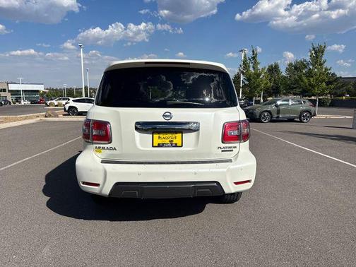 Pearl White Tricoat 2020 Nissan Armada Platinum 4WD