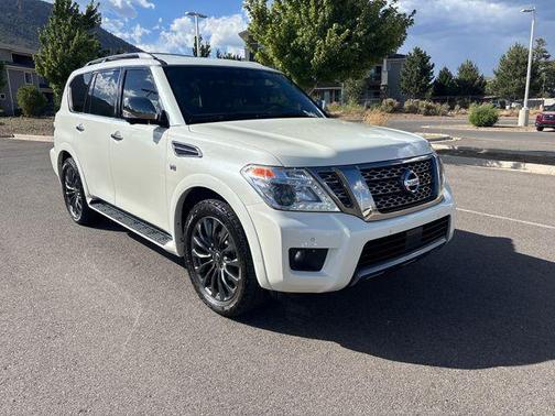 Pearl White Tricoat 2020 Nissan Armada Platinum 4WD
