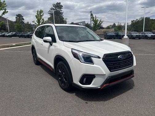 Crystal White Pearl 2023 Subaru Forester Sport