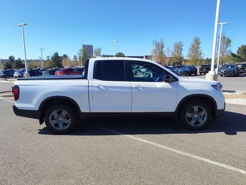 Platinum White Pearl 2025 Honda Ridgeline TrailSport