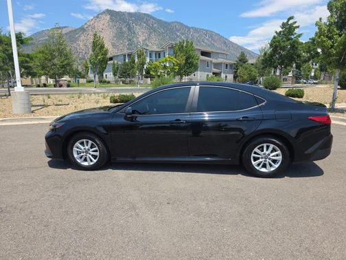 Midnight Black Metallic 2025 Toyota Camry LE