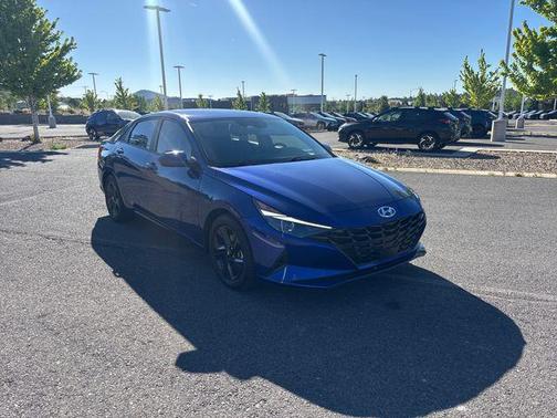 Intense Blue 2021 Hyundai ELANTRA SEL