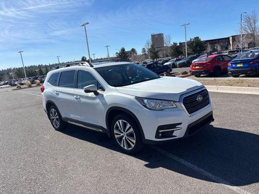 Crystal White Pearl 2021 Subaru Ascent Limited 7-Passenger