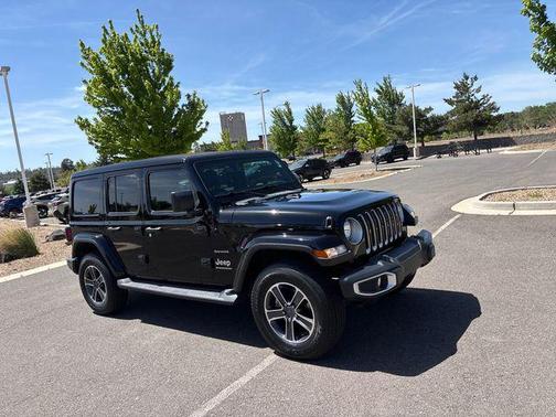 Black Clearcoat 2023 Jeep Wrangler 4-Door Sahara 4x4