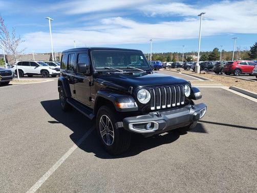 Black Clearcoat 2023 Jeep Wrangler 4-Door Sahara 4x4