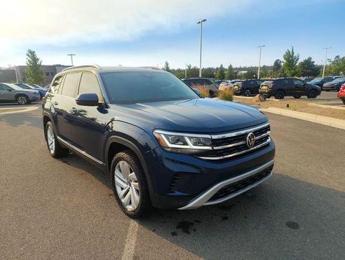 Blue Metallic 2021 Volkswagen Atlas 3.6L SEL