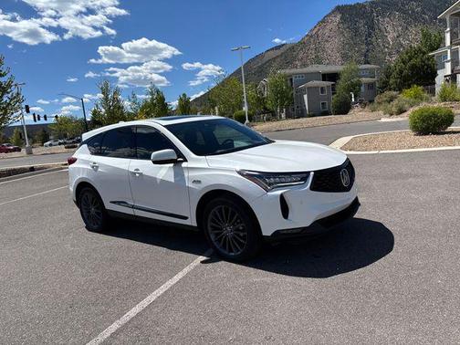 Platinum White Pearl 2024 Acura RDX A-Spec Advance Package