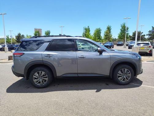Gun Metallic 2025 Nissan Pathfinder SV 4WD