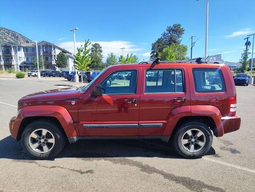 Red Rock Crystal Pearlcoat 2008 Jeep Liberty Sport