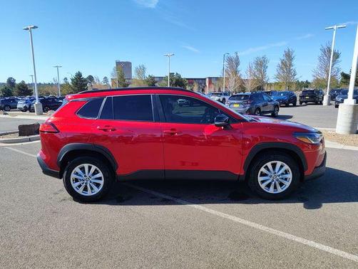 Soul Red Crystal 2025 Toyota Corolla Cross LE