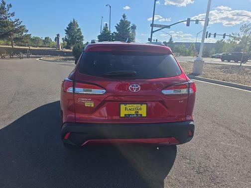 Soul Red Crystal 2025 Toyota Corolla Cross LE