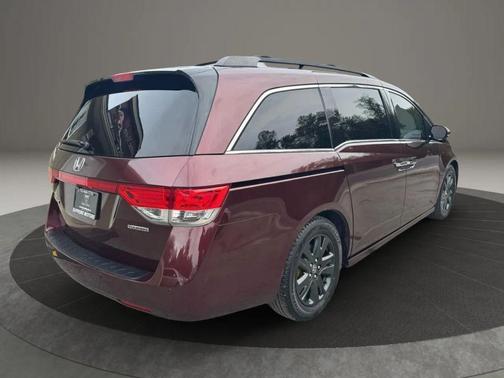 Burgundy 2014 Honda Odyssey Touring Elite
