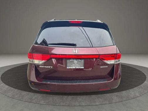 Burgundy 2014 Honda Odyssey Touring Elite