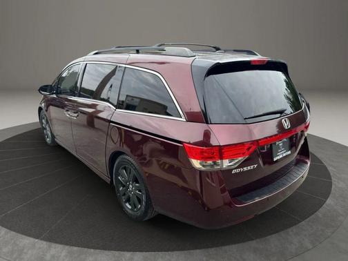 Burgundy 2014 Honda Odyssey Touring Elite