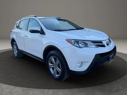 Super White 2015 Toyota RAV4 XLE