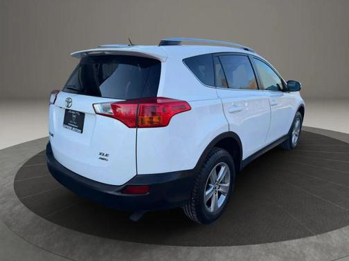Super White 2015 Toyota RAV4 XLE