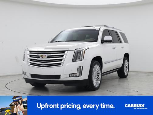 White 2018 Cadillac Escalade Platinum