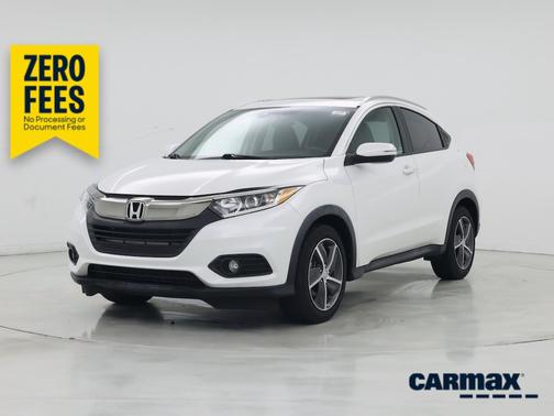 White 2021 Honda HR-V EX