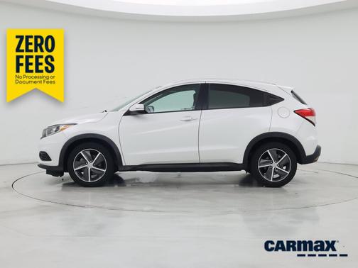 White 2021 Honda HR-V EX