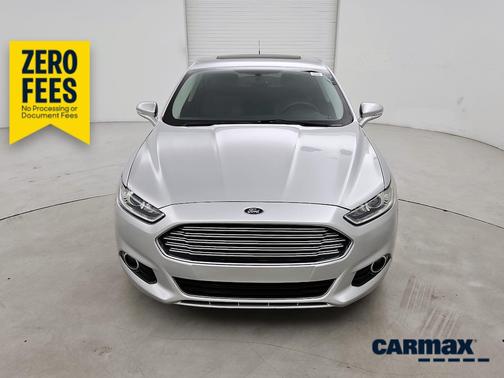 Silver 2015 Ford Fusion Titanium