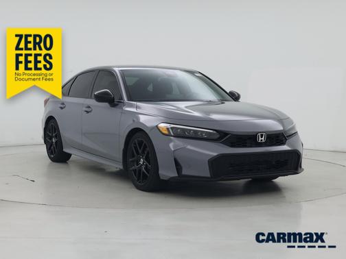 Blue 2025 Honda Civic Sport