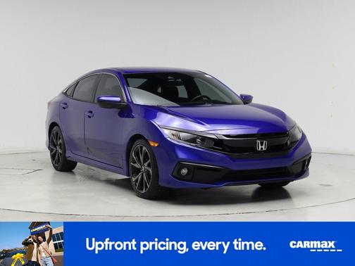 Blue 2021 Honda Civic Sport