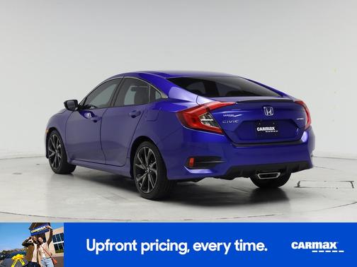 Blue 2021 Honda Civic Sport