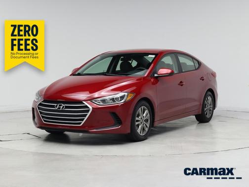 Red 2017 Hyundai ELANTRA SE