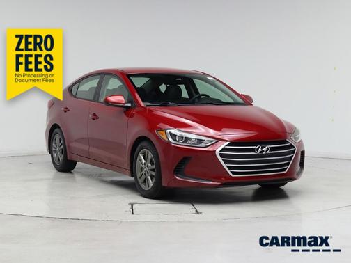 Red 2017 Hyundai ELANTRA SE