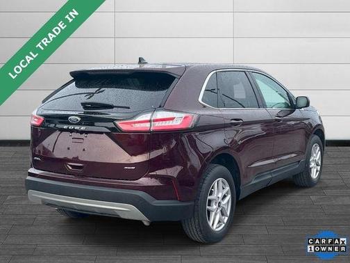 Burgundy 2024 Ford Edge SEL