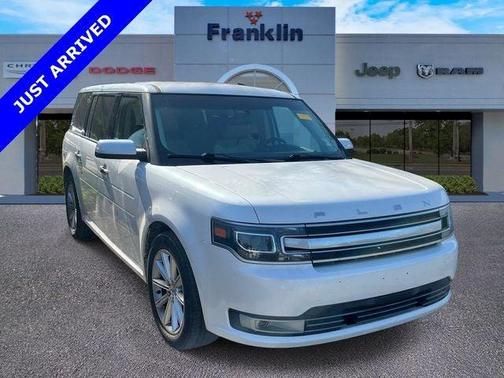 White Platinum Clearcoat Metallic 2016 Ford Flex Limited