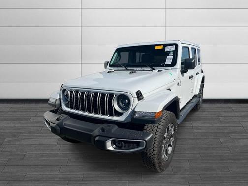 Bright White Clearcoat 2025 Jeep Wrangler Sahara