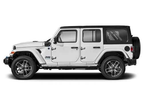 Bright White Clearcoat 2025 Jeep Wrangler 4xe Sahara