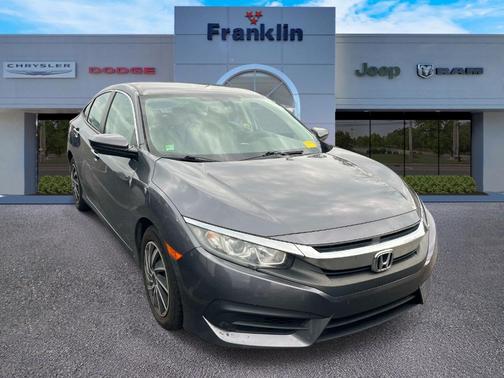 Modern Steel Metallic 2018 Honda Civic LX